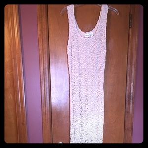 Macrame tank dress